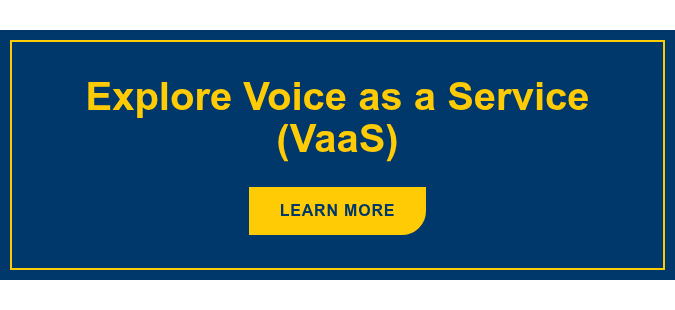 Explore Voice as a Service (VaaS) Learn More