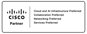 Cisco partner logo. 